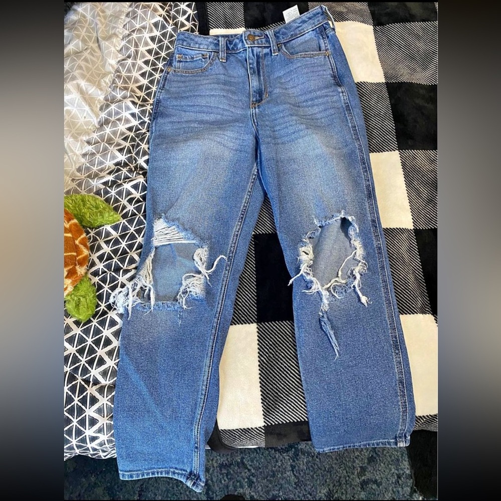 Hollister mom jeans
